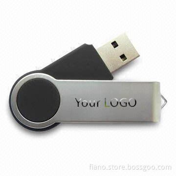 Stylish USB Flash Drive, Suitable for Apple's Mac and PCs with 512MB to 16GB Capacity
